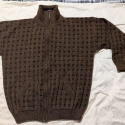 Alpaca Sweater Brown For Men -New