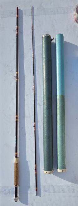 Heddon 8'6" Fly Fishing Pole With Case , Vintage Prestine Condition