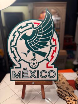 Mexico National League Multi-layered Wood Sign - Pre Orders
