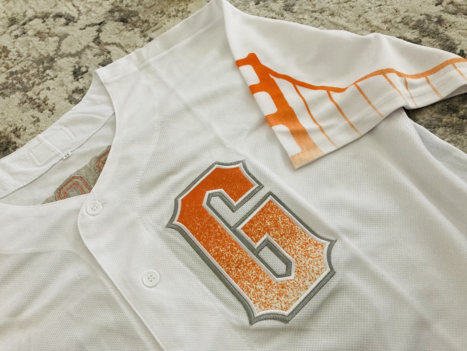 SF GIANTS CRAWFORD JERSEY 2XL