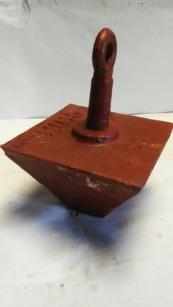 10 New 75 Lb. Seachoice Steel Pyramid Anchors