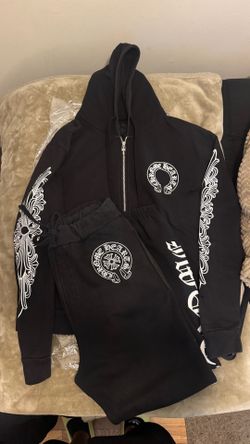 Chrome hearts sweat suit size small used100% authentic