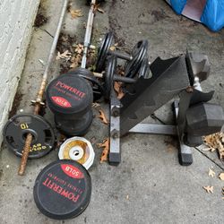 All Size Weights and Dumbbells For $120 Cash. Everything in the pictures.