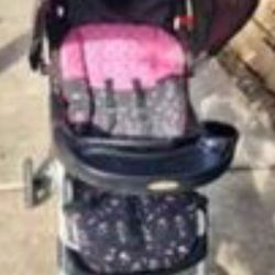 Pink Graco Stroller 