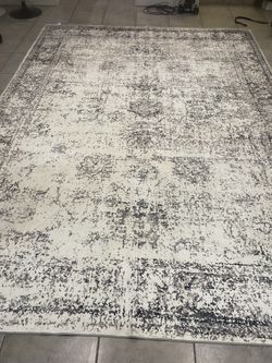 Vintage Style 9x12 Washable Area Rug 