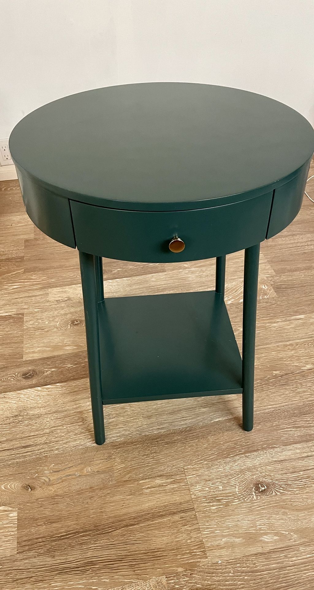 West Elm Lilia Nightstand - Emerald Green