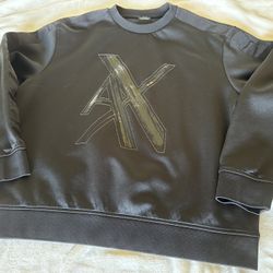 Armani Exchange Black Sweatshirt, XL