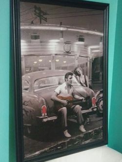 Elvis Presley and Marilyn Monroe frame and painting