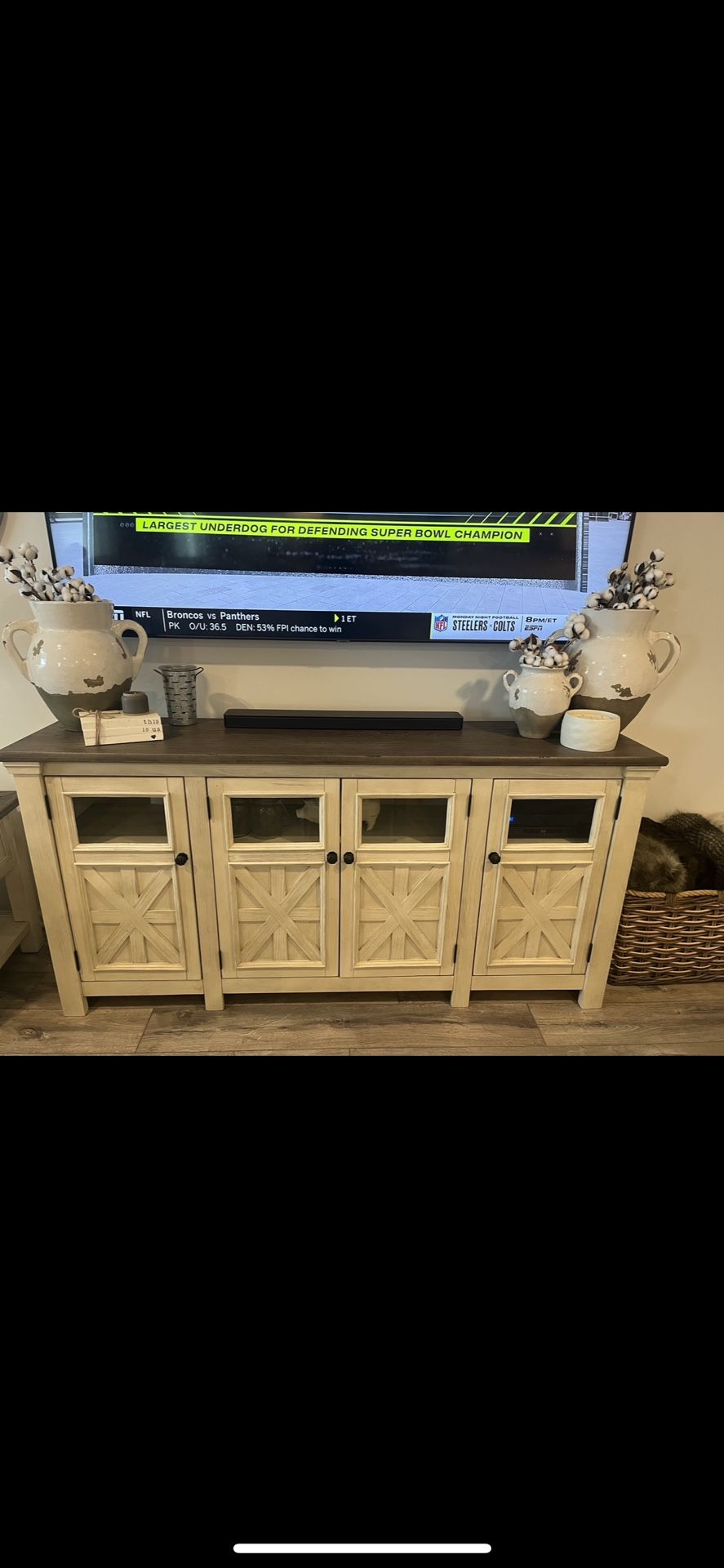 Ashley Furniture Bolanburg Living Room Set , TV Stand, Coffee Table, And End Tables
