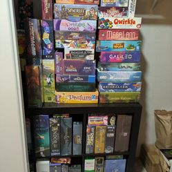 Board Games: Carcassonne, Smash Up, Pandemic, Inis, Disney