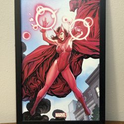 Scarlet Witch 13x19 Framed Gelcoat Print