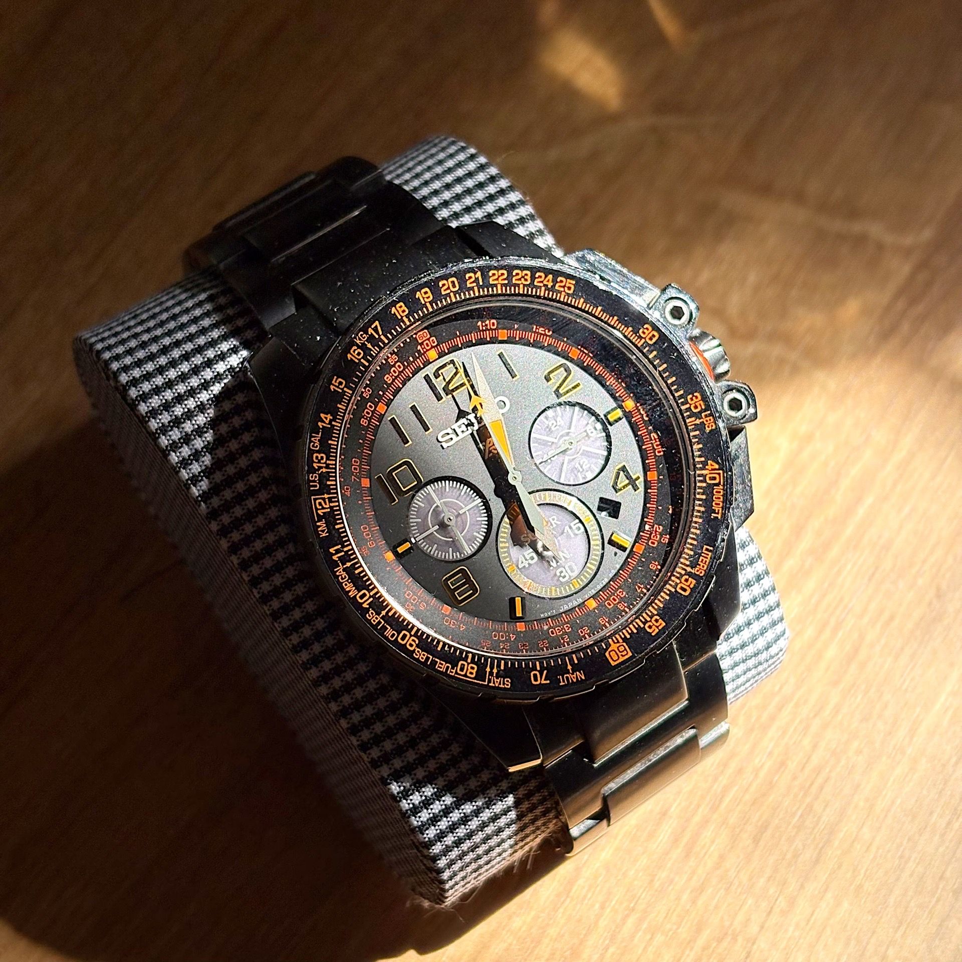 Seiko men’s Prospex Solar Chronograph