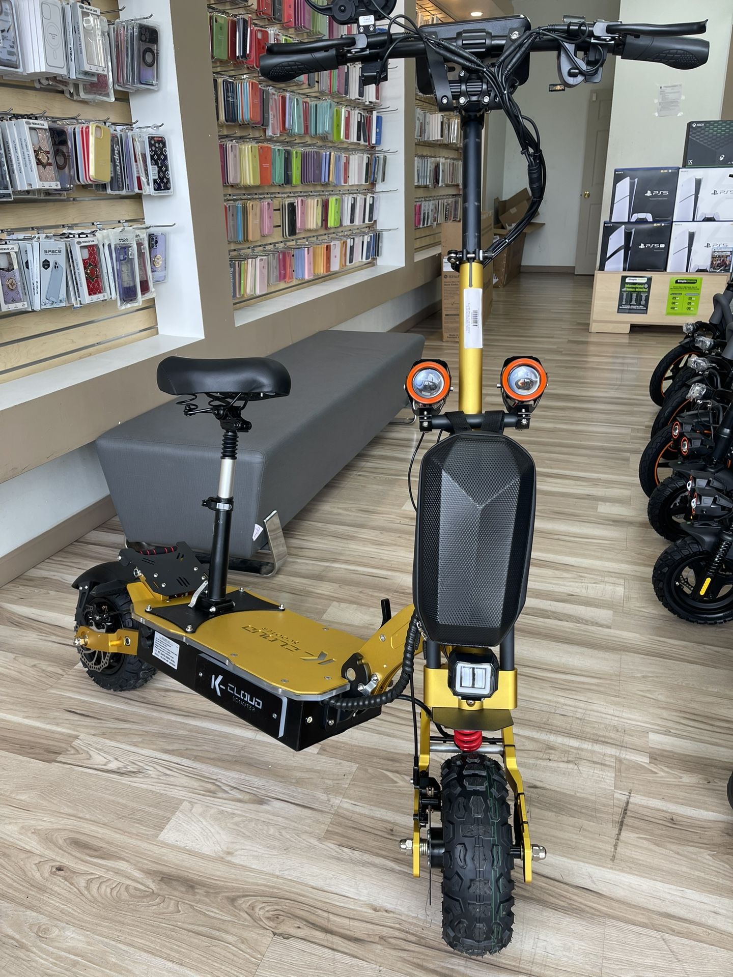 K-Cloud 65mph 63 Miles Range Electric Foldable Scooter Own It Today With Easy Financing Options! $10 To $100 Down No Credit Required!