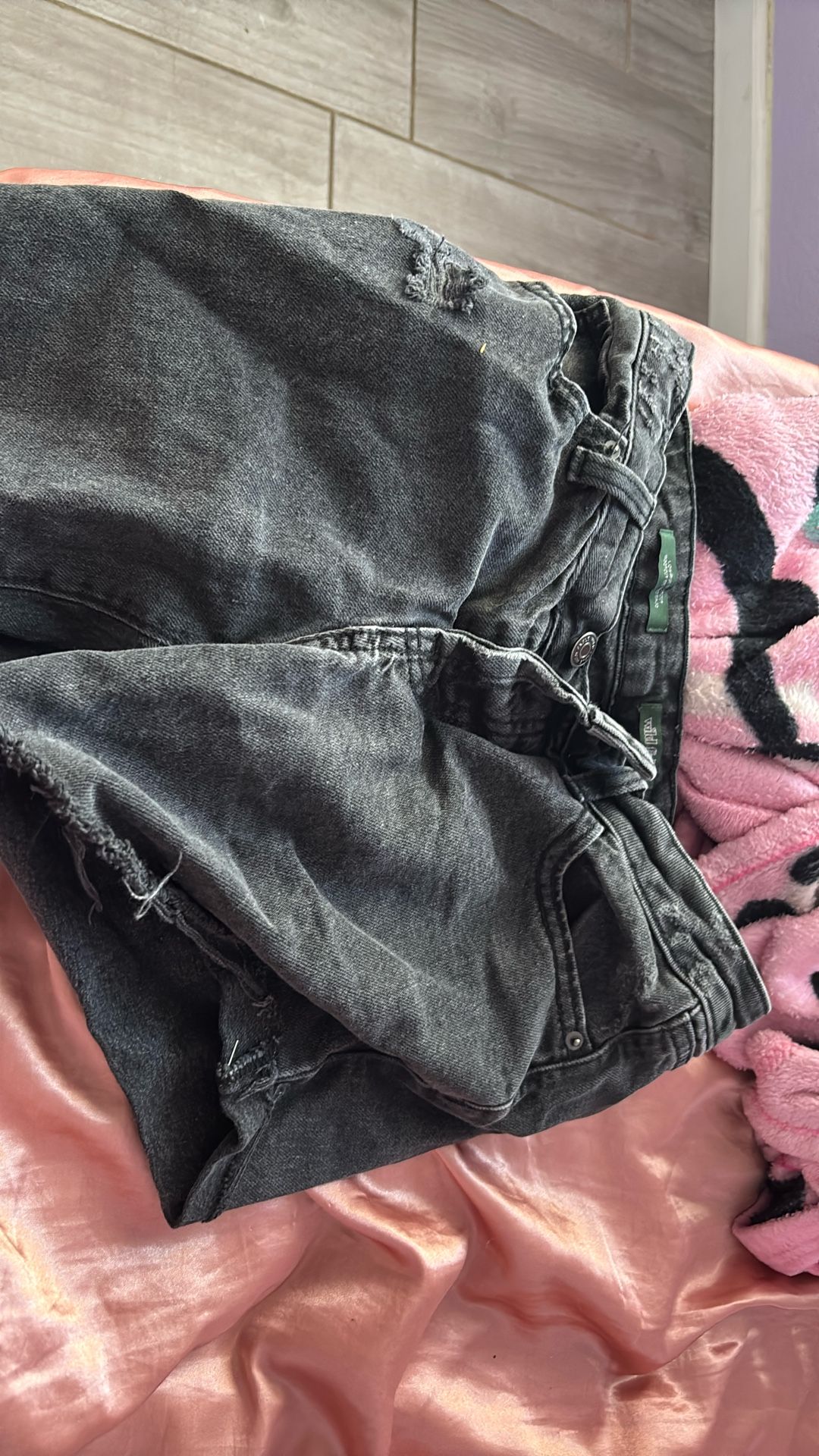 target / wild fable jean shorts black used