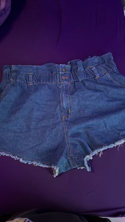 Blue jean shorts