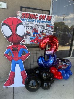 Spider-Man cut outs