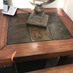 Slate Coffee Table End Table Set Reduced 