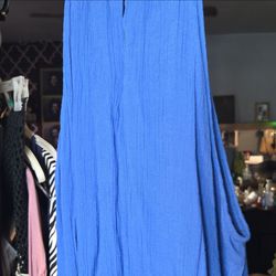 This beautiful blue dress can be worn any place