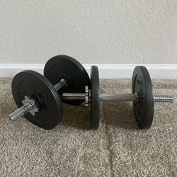 CAP 52 LB Barbell Adjustable Dumbbell Weight Set