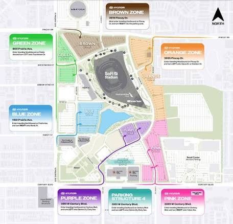 Broncos Vs Charger Tailgating Parking Pink