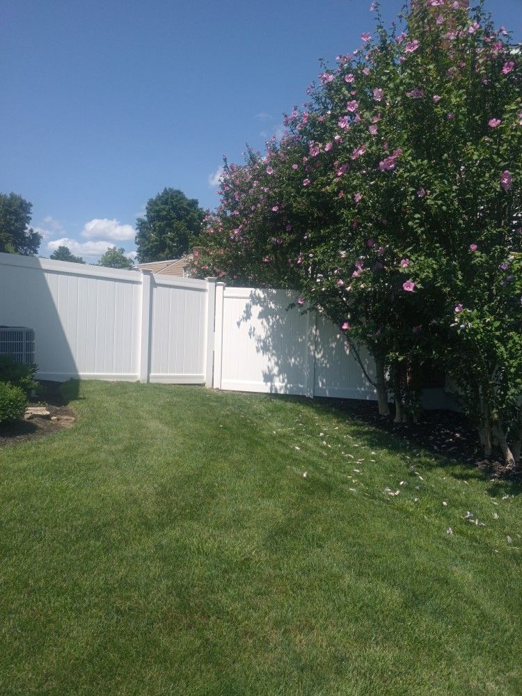 Beautiful New PVC Fence