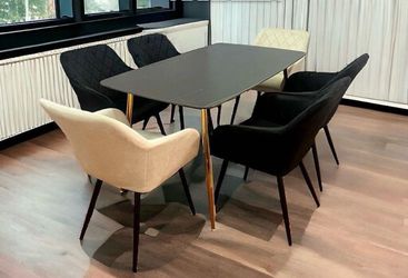 Modern Dining Table and Chair Set