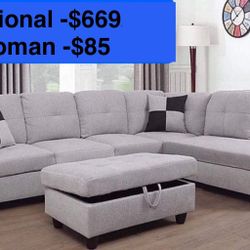 💫FREE DELIVERY💫Brand New Sectional Sofa Couch 