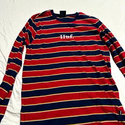 Huf Long Sleeve striped shirt