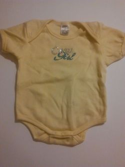 NEW! Yellow cow girl onsie