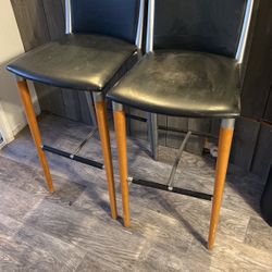 Pair Of Bar Stools 29.5” Tall