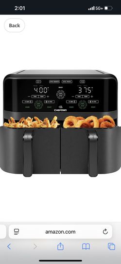Brand New Chefman TurboFry Dual Air Fryer