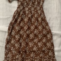Altar'd State Women’s Size M Dress Brown 
