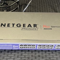 Netgear ProSafe Plus Switch 24-Port Gigabit Switch JGS524E