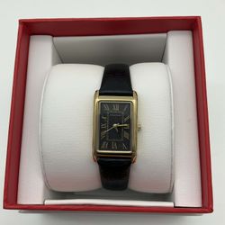 Armitron Tilly 20mm Black Leather/Lizard Watch