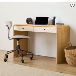 West Elm 48” Modern Waterfall Desk