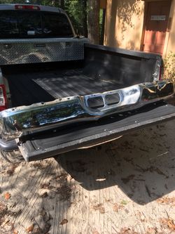 Tundra rear bumper fits 2000 - 2006 models.