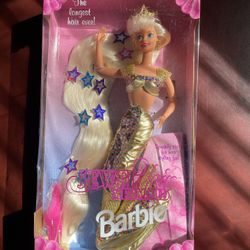 Vintage 1995 Jewel Hair Mermaid Barbie 14586 New In The Box