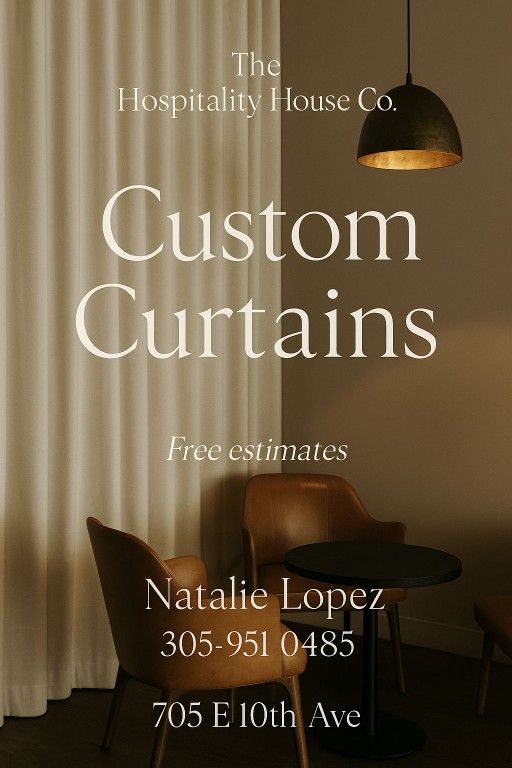 Fabric Window Curtains – Clean and Professional Look