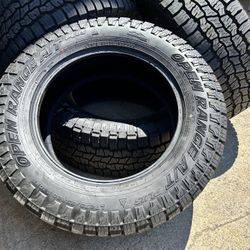 4x OPEN RANGE MAZAMA ALL TERRAIN TIRES LT275/65R20 95% TREAD LOAD RANGE E 10 PLY