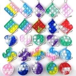 Mini Fidget Pop It Pack Of 2
