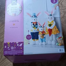 Plush Bunny Decor 
