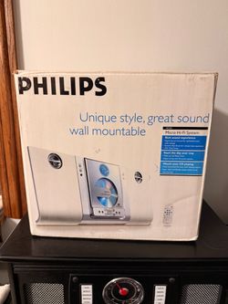 Brand New in Original Box Philips Micro System MC235/37 CD Player AM/FM Radio Stereo