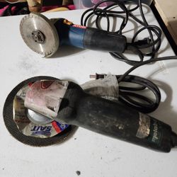 Two Angle Grinders