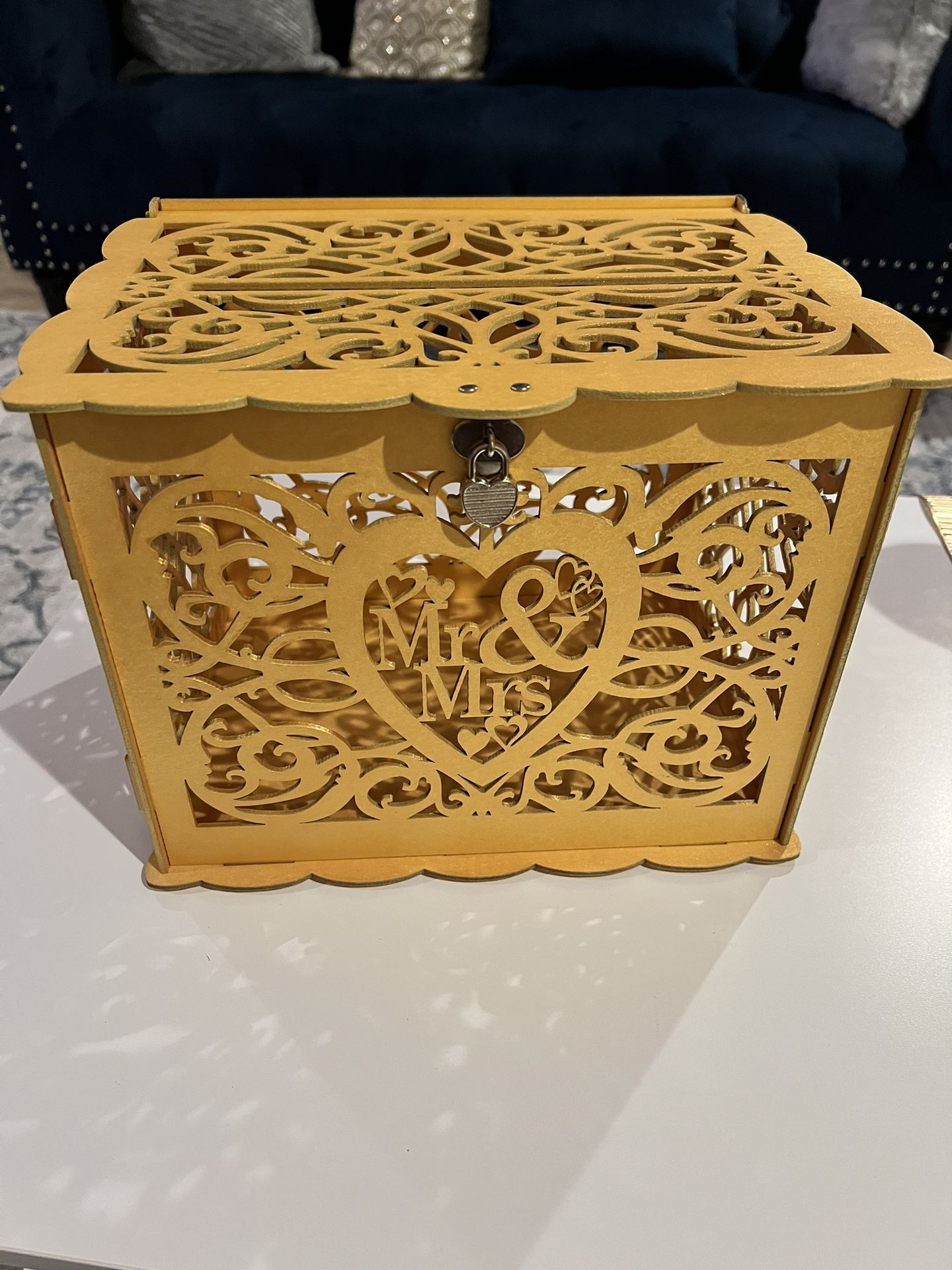 Wedding Card Box With Lock 