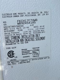 Frigidaire Refrigerator OR Deep Freezer- ((cannot be both at the same time))