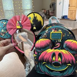 Halloween loungefly Backpack And Ears