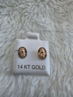 Broqueles de Virgen de Guadalupe 14KT