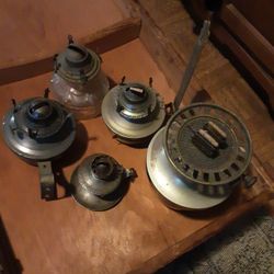 Antique Kerosine/Oil Lamp Fonts