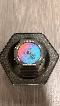 Casio G-Shock Ana-Digi Watch Rainbow Dial