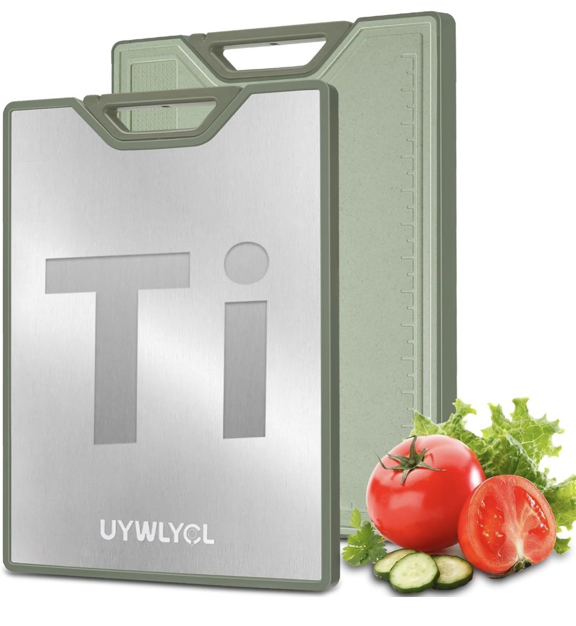 Cutting Board 16”x11” Double Sided With Knife Sharpener Easy To Clean Kitchen Board (1pc)